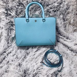 Tory Burch Robinson Small Zip Convertible Tote